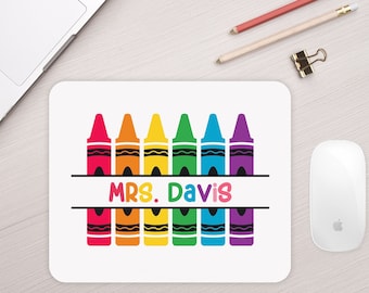 Alfombrilla de ratón personalizada para el profesor - Alfombrilla de ratón personalizada - Regalo para el profesor - Suministro para el profesor - Alfombrilla de ratón rectangular - Regalo de apreciación del profesor