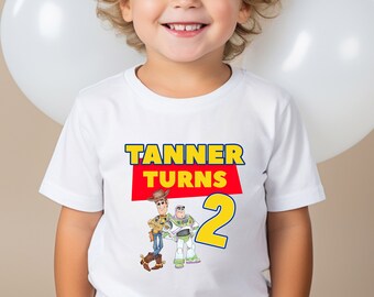 Custom Toy Story Birthday Shirt Personalized Birthday T Shirt Custom Toy Story Birthday Shirt Birthday Party Shirts Toddler Toy Story Bday