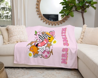 Teacher personalized Blanket Teacher Gift Teacher appreciation Gift Custom Teacher Gift personalized teacher gift gift for teacher christmas