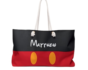 Disney Weekender Bag, Personalized Disney Bag, Disney Parks Travel Bag, Mickey Mouse Bag, Disney Gifts, Disney Diaper Bag, Disney Tote