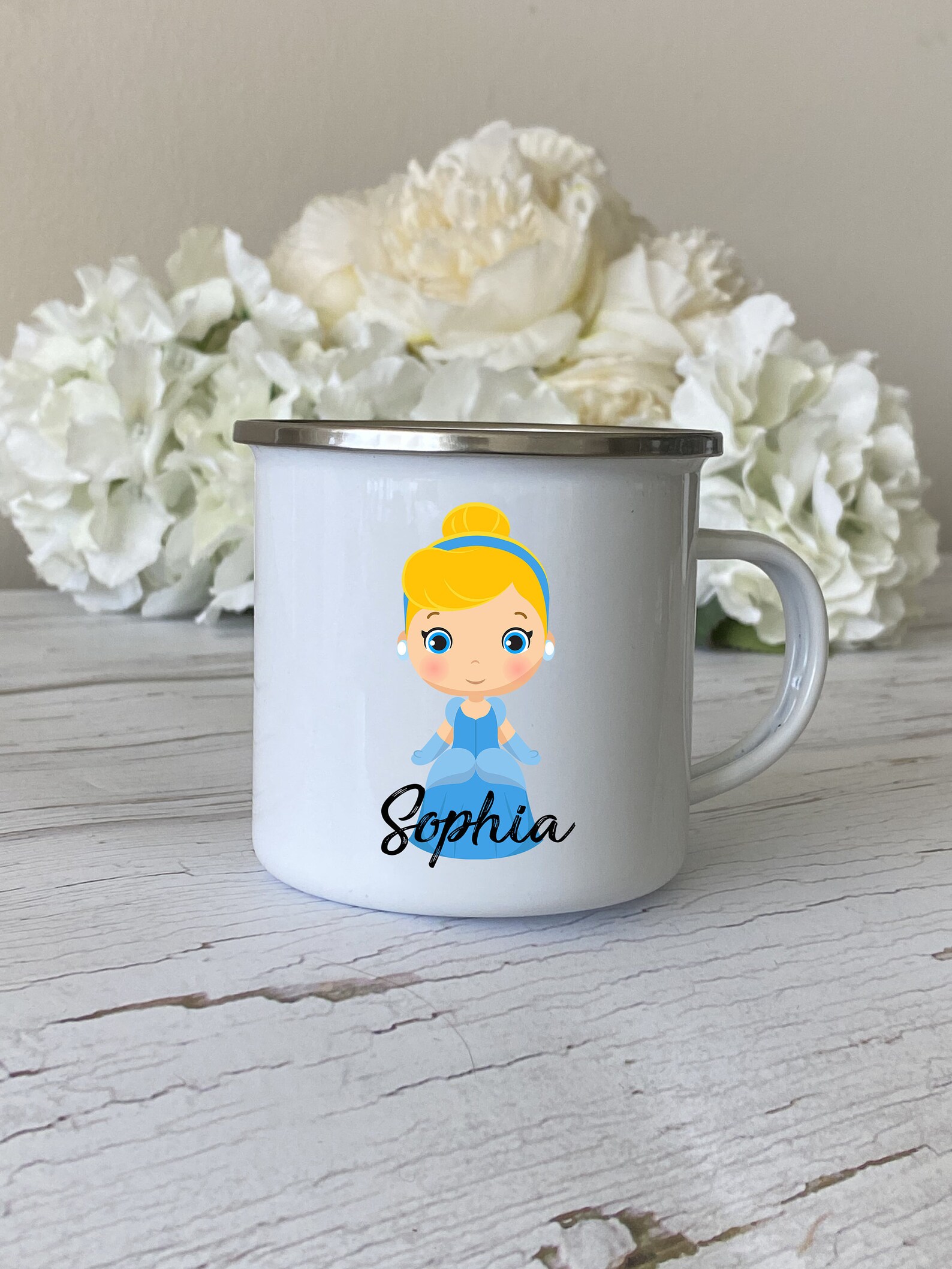 Personalized Kids Mug Disney Princess Kids Cup Princess Mug Etsy