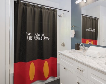 Mickey Mouse Custom Bathroom Decor Mickey Mouse Bath Mickey Mouse Shower Curtains Disney Shower Curtains Disney Bathroom Decor Disney House