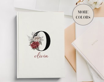 Personalized notebook Custom Notebook Hardcover Journal Gift for her To Do List Notebook Cute lined journal Personalized Gift Bridal Shower