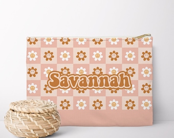 Accessory Pouch Personalized zipper pouch Cute Cosmetic Pouch Pencil Pouch Travel Pouch Bag Make Up Pouch Gifts for Her Pouch with name