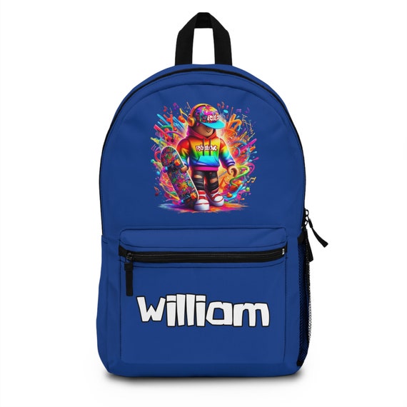 Custom Roblox Backpack Personalized School Bag Roblox School Bag Custom Kid Backpack Roblox Gift Favor School Bag for Kid Roblox Book Bag Etsy