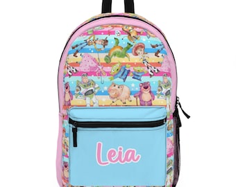 Toy Story Girl Mochila Mochila personalizada Disney Trip Custom Toy Story School Bag Personalizado Disney Regalos Disney Toy Story Cumpleaños
