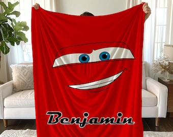 Cars Blanket Disney Cars Room Bedding Cars Gift Disney Cars Custom Blanket Personalized Blanket Cars Birthday Cars Movie Disney Blanket