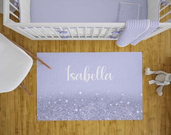 Custom Baby Girl Nursery Decor, Unique Rug for Nursery, Carpet for Girl Room, Personalized Rug,Cute Fancy carpet nursery decorations