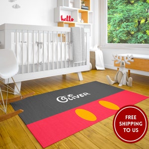 Mickey Mouse Rug, Mickey Mouse Room, Mickey Mouse Birthday, Mickey Mouse party, Mickey Mouse room, Mickey Mouse Decor, Mickey Mouse Nursery, Mickey Mouse Carpet