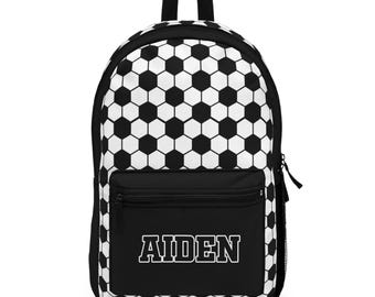 Custom Soccer Backpack Personalized School Bag Soccer School bag Personalized Bookbag Soccer Bag Baseball Gift Favor Boy Bag Soccer