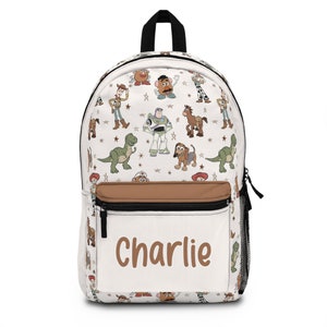 Custom Toy Story Backpack Personalized Back Pack Disney Trip Toy Story School Bag Personalized Disney Gifts Disney Toy Story Birthday image 1