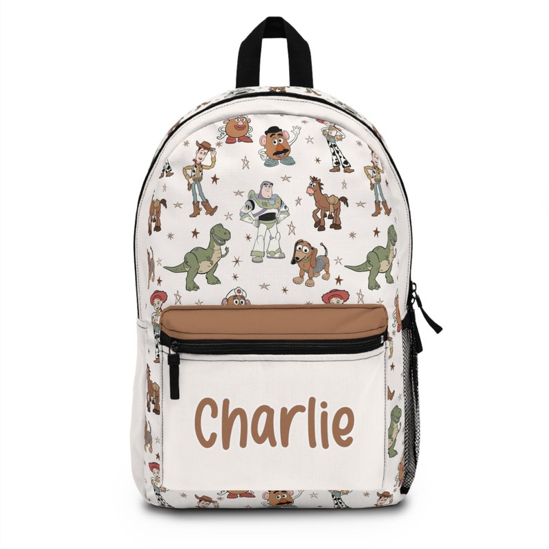 Custom Toy Story Backpack Personalized Back Pack Disney Trip Toy Story School Bag Personalized Disney Gifts Disney Toy Story Birthday image 1
