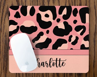 Custom Mouse Pad - Personalized Mouse Pad - Cheetah Mouse Pad - Desk Accessories - Cute Mouse Pad - Rectangle Mouse Pad - Leopard Decor