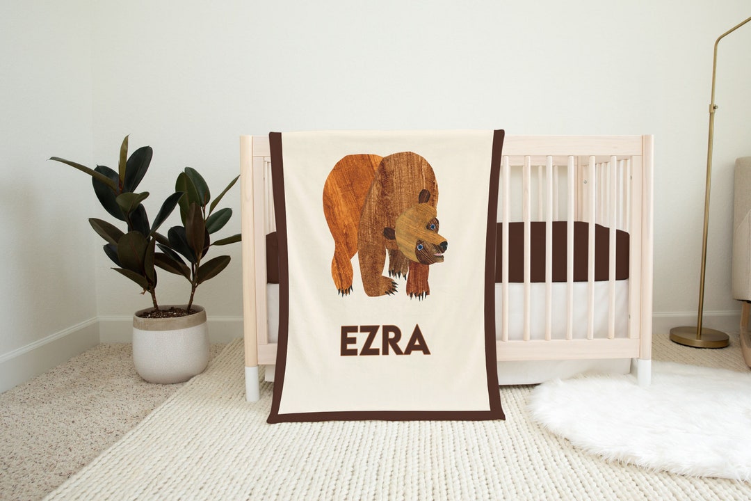 Brown Bear Blanket, Brown Bear What Do You See Decor, Brown Bear Room ...