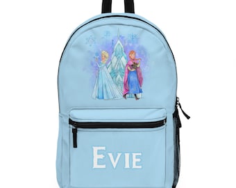 Custom Frozen Backpack Personalized School Bag Frozen Bookbag School bag Personalized kid backpack Frozen Gift Disney School Bag Frozen
