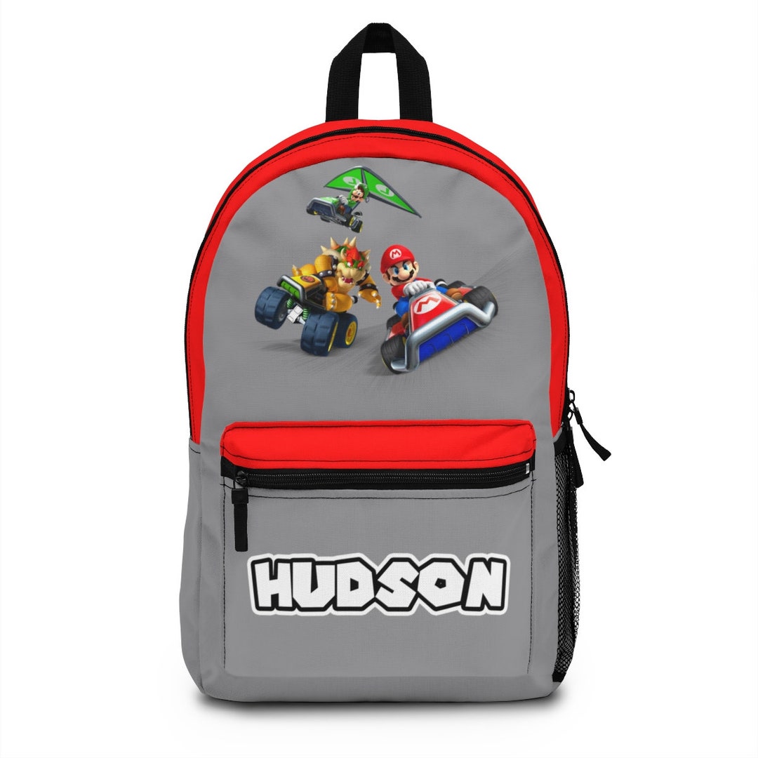 Custom Mario K Backpack Personalized School Bag Super Mario School Bag ...