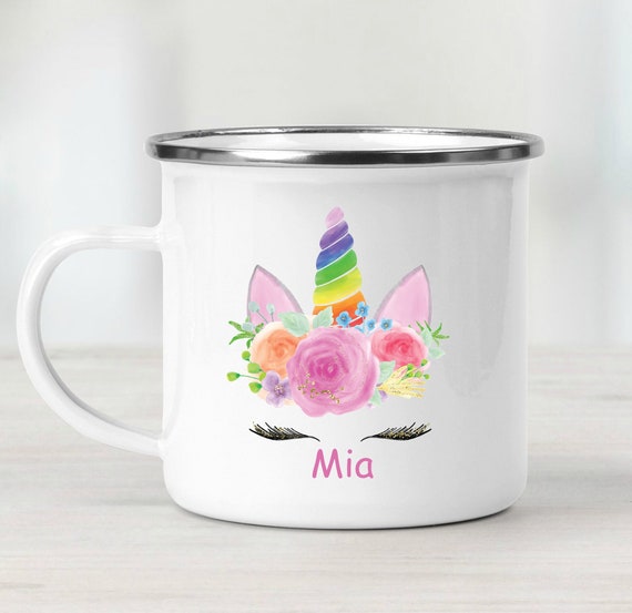 Unicorn Cup, Kid Cup, Girl Cup, Unicorn Mug, Personalized Kids Cup