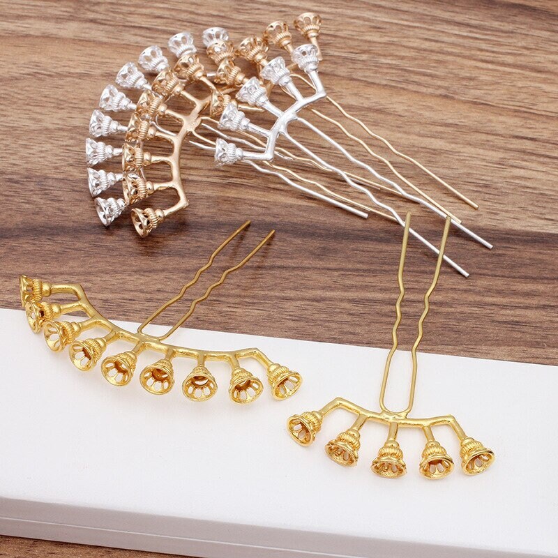 2pcs/lot U Style Hair pins Hairpin For Headwear DIY Handmade Etsy