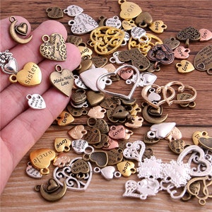Metal Leaf Mixed Charms Pendants Retro Bracelet Necklace DIY Jewelry Decor Gifts Metal Leaf Mixed Charms Pendants Retro Bracelet Necklace DIY Jewelry Decor Gifts