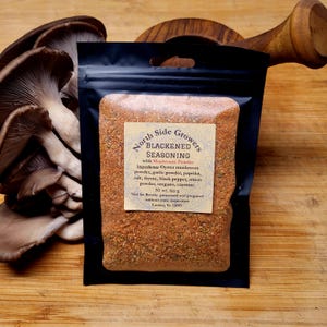 Blackened Seasoning- Blackening Rub with Mushroom Powder| Gill BBQ| homemade| Home Grown Mushrooms| Natural Umami| No Fillers or MSG