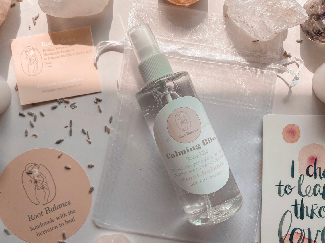 Body Sprays All Natural Organic Vegan Aromatherapy 100 Etsy