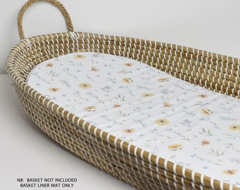 Basket Liner Mat - Wildflowers