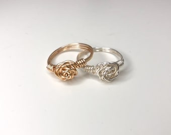 Rose Petal Rings