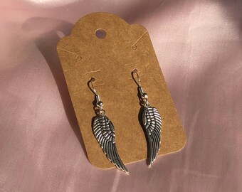 angel energy drop earrings