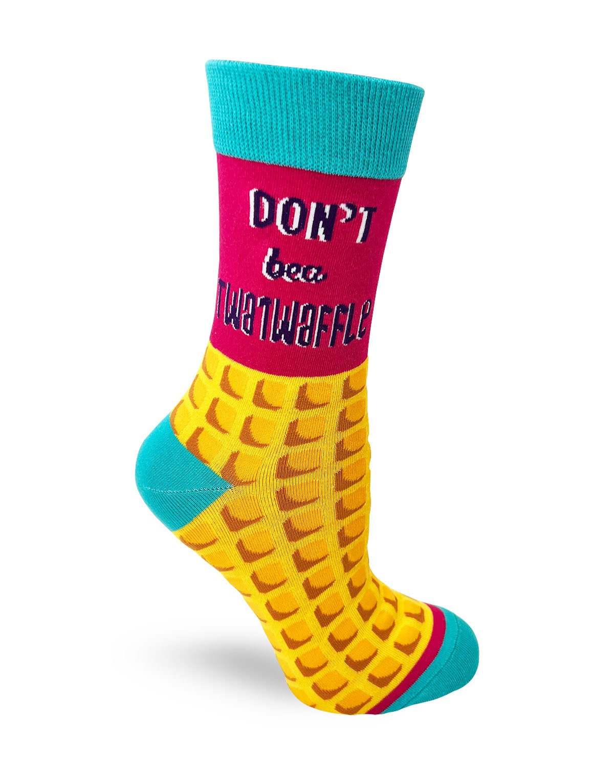 Don&#39;t Be a Twatwaffle Women&#39;s Novelty Crew Socks | Sassy socks | Sarcastic Cute Socks | Witty & Cute Phrases For Women