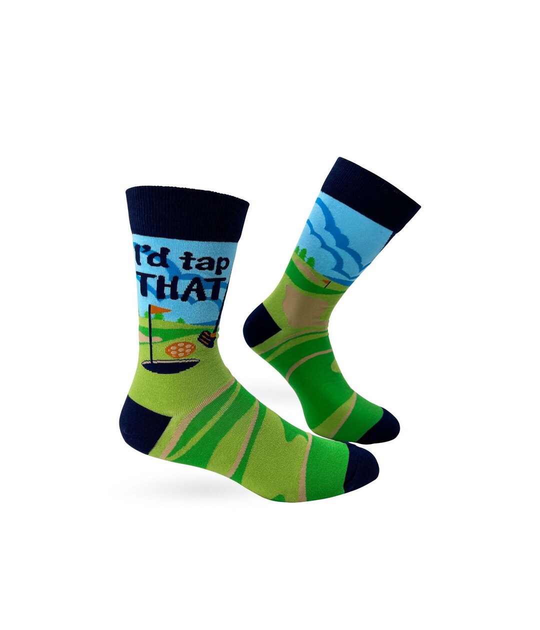 I'd Tap That Men's Novelty Crew Socks Funny Phrases Socks for Men Funny