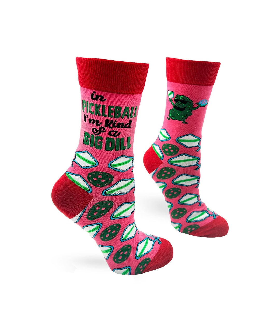 In Pickleball I'm Kind of a Big Deal Women's Crew Socks Funny Phrases