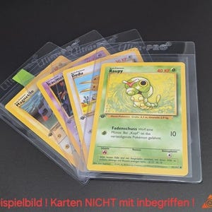 Ultra Pro Card Holder Lip Sleeves - ideal für Pokemon Yu-Gi-Oh & Magic Karten - Hartplastikhüllen Schutz für Sammelkarten und TCG Ersatzhüll