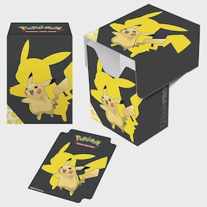 Custodia Ultra Pro Deck Box Pikachu per carte collezionabili Pokemon + 1 divisorio per carte - Protezione premium per carte collezionabili e TCG - Pikachu Box