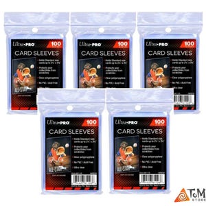 Fundas para cartas Ultra Pro: ideales para Pokémon, Yu-Gi-Oh! & Magic Cards - Protección premium para cartas coleccionables y TCG - Funda de repuesto transparente