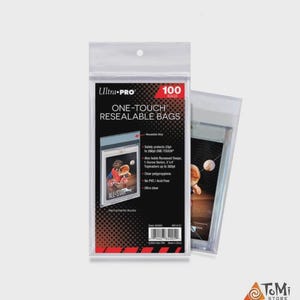 Ultra Pro - Standaardhoezen - Hersluitbare zakken met één druk op de knop - Pokémon Magic Yugioh - Premium bescherming voor verzamelkaarten en TCG - Vervangende hoes transparant