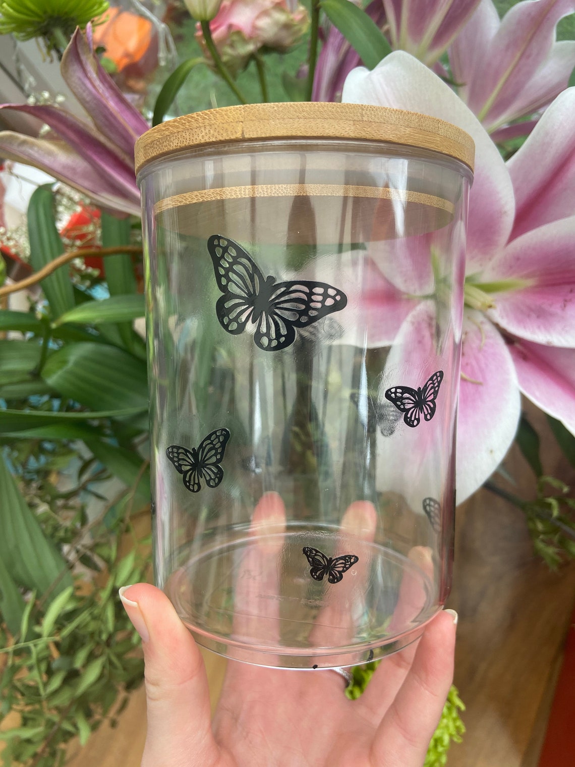 Personalised Butterfly Jar Etsy