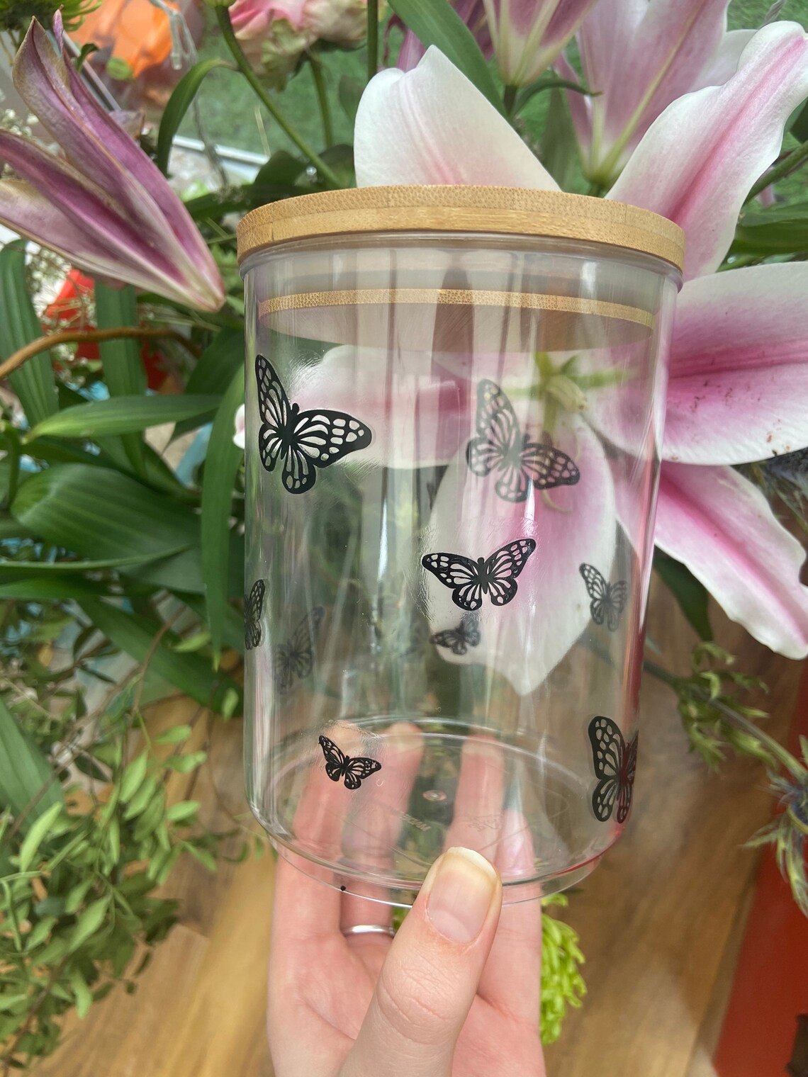 Personalised Butterfly Jar Etsy