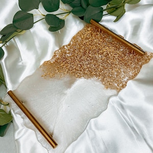 Rectangle Geode Tray | Decor