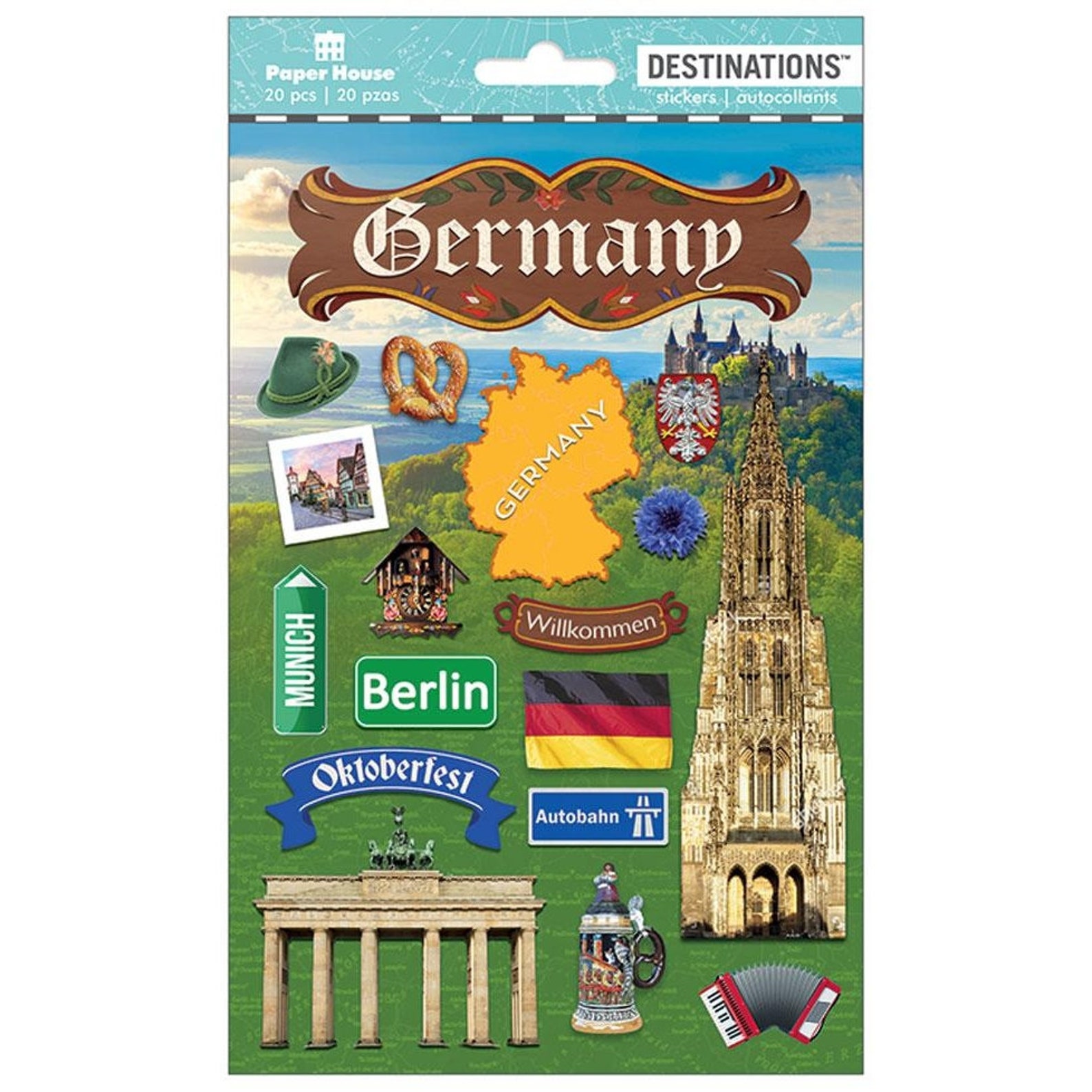 3D Stickers Germany Bavaria | Germany-bavaria Stickers | Scrapbook ...