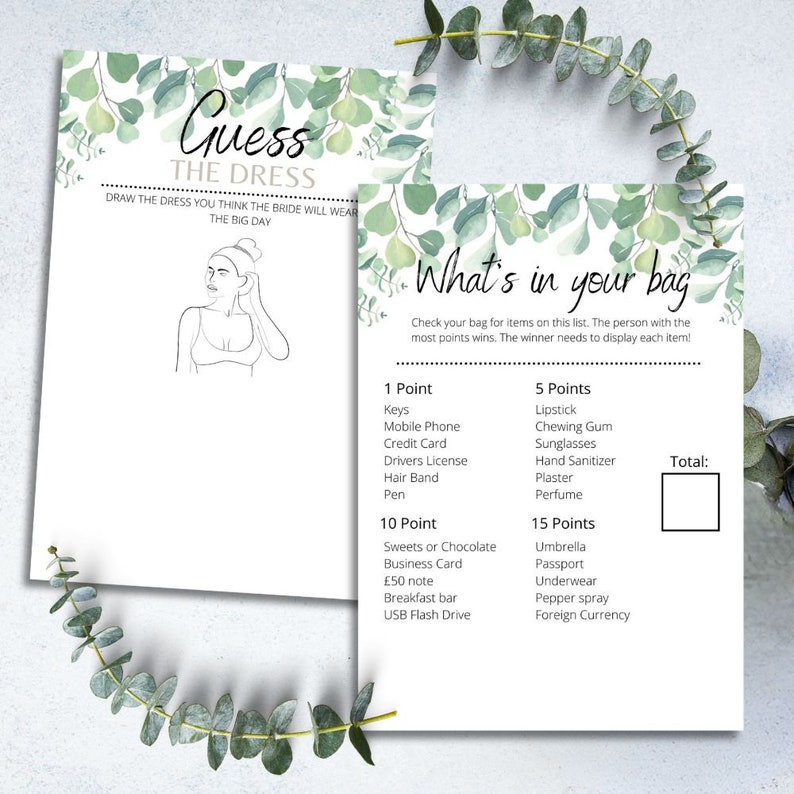 Hen Party Games Bundle: 8 Fun Bridal Shower Activities image 7