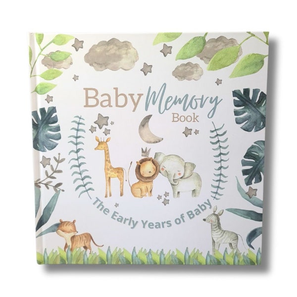 Baby Keepsake Milestone Book - Baby Memory Book - 36 Pages - First Year Milestones - New Baby Gift - Baby Shower Gift
