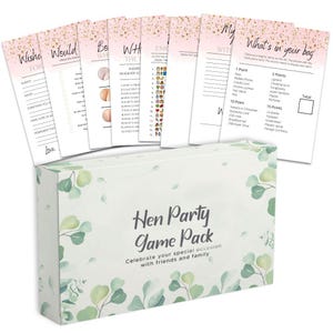 Hen Party Games Bundle: 8 Fun Bridal Shower Activities image 8