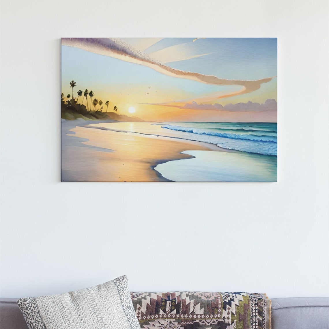 Beach Wall Art Print Digital Printable Download - Etsy