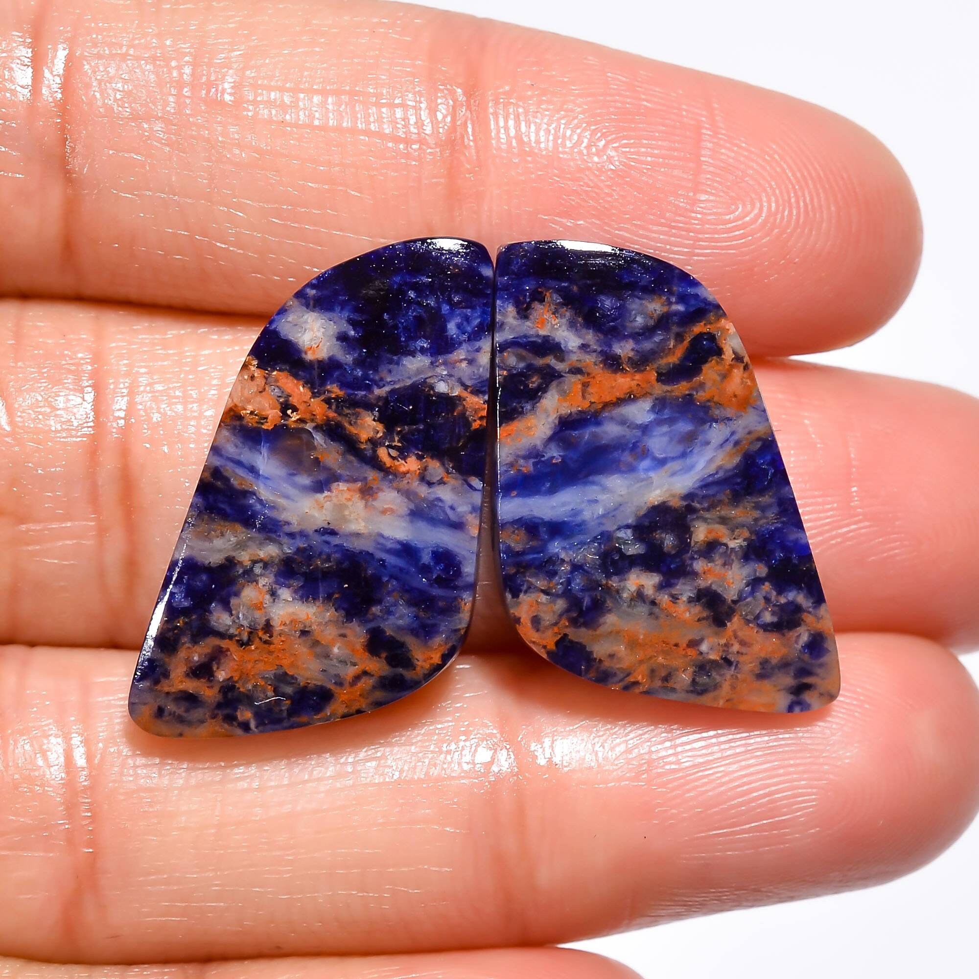 32X19X5 Mm K 2981 Dazzling Top Grade Quality 100 Natural Sodalite Oval 32x19x5-mm-k-2981-dazzling-top-grade-quality-100-natural-sodalite-oval