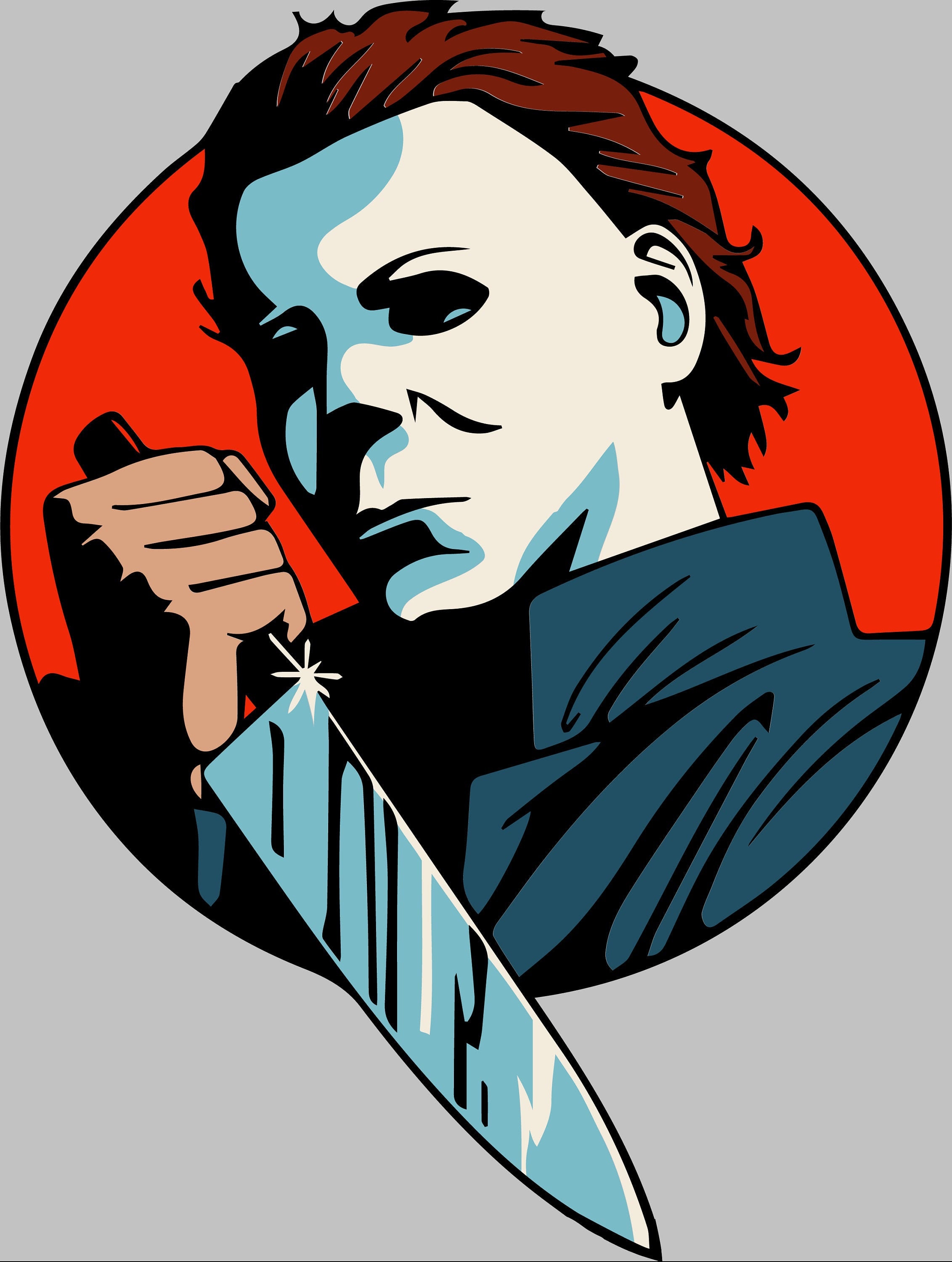 Michael Myers Stencil