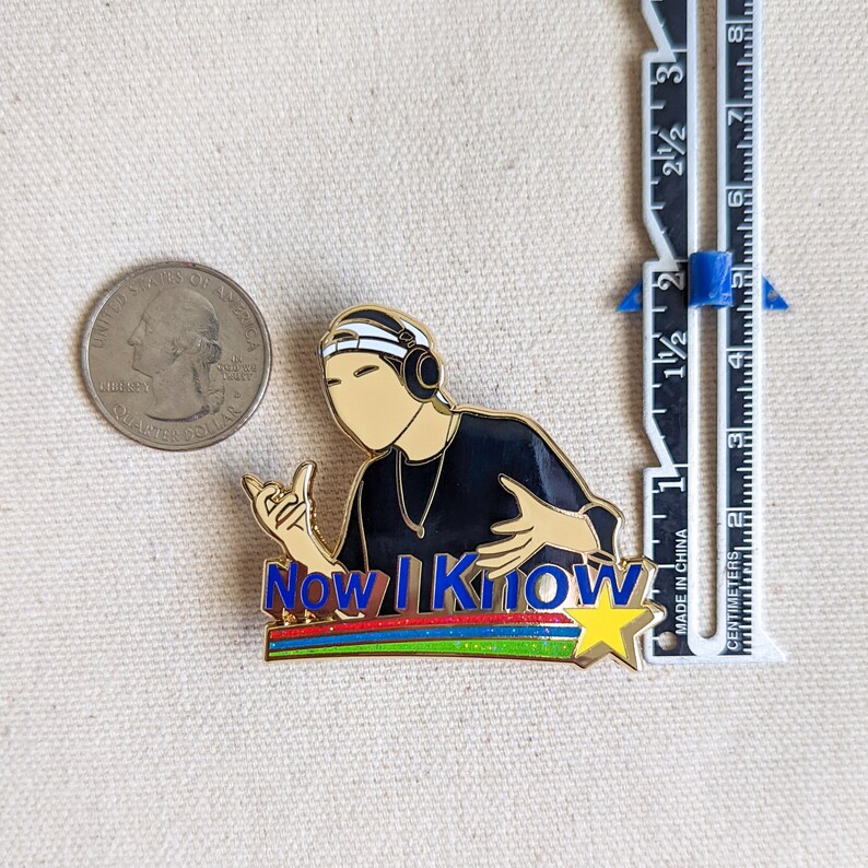 NCT Doyoung Enamel Pin Meme now I Know Etsy