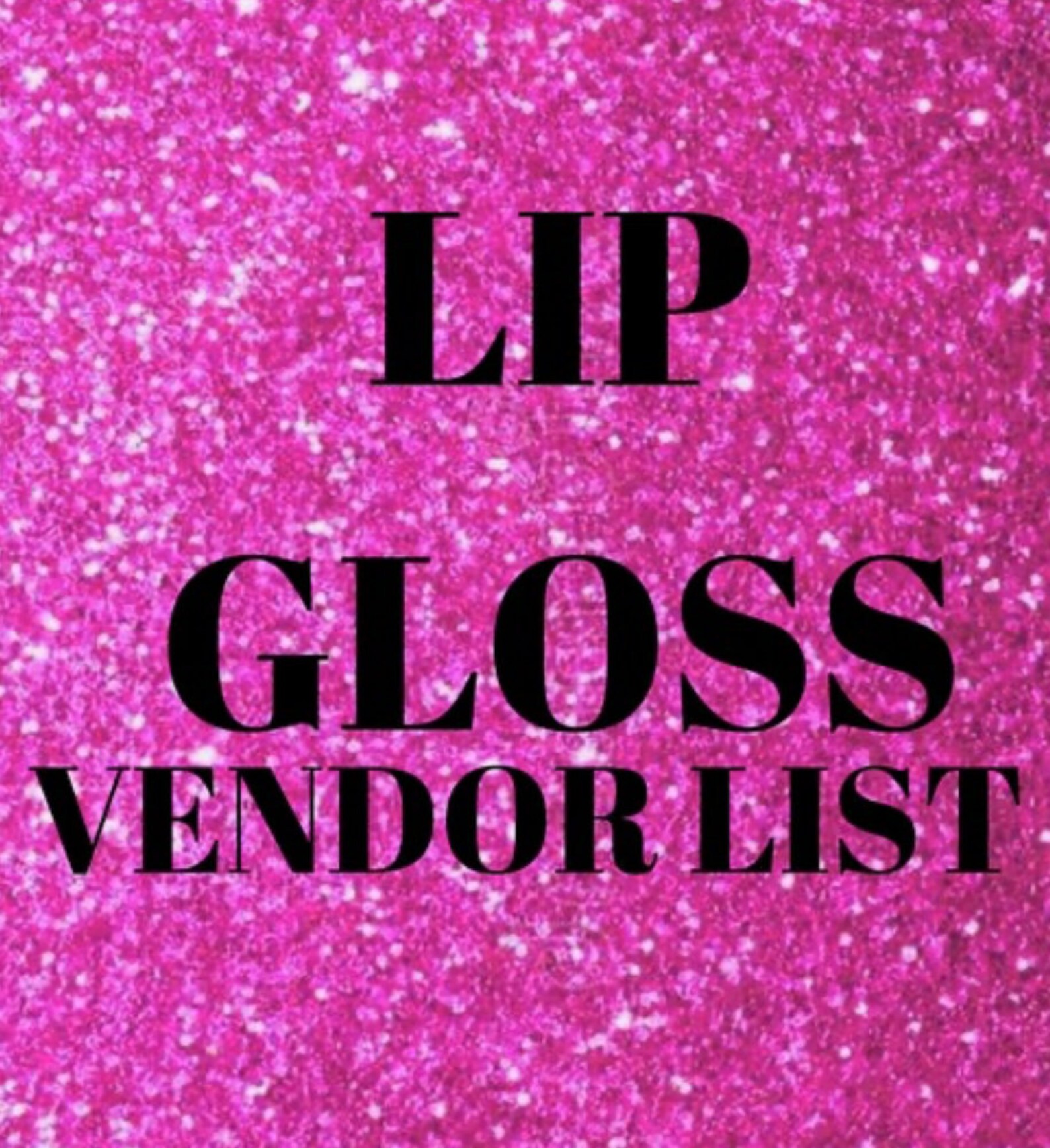 Lip Gloss Vendor List Etsy