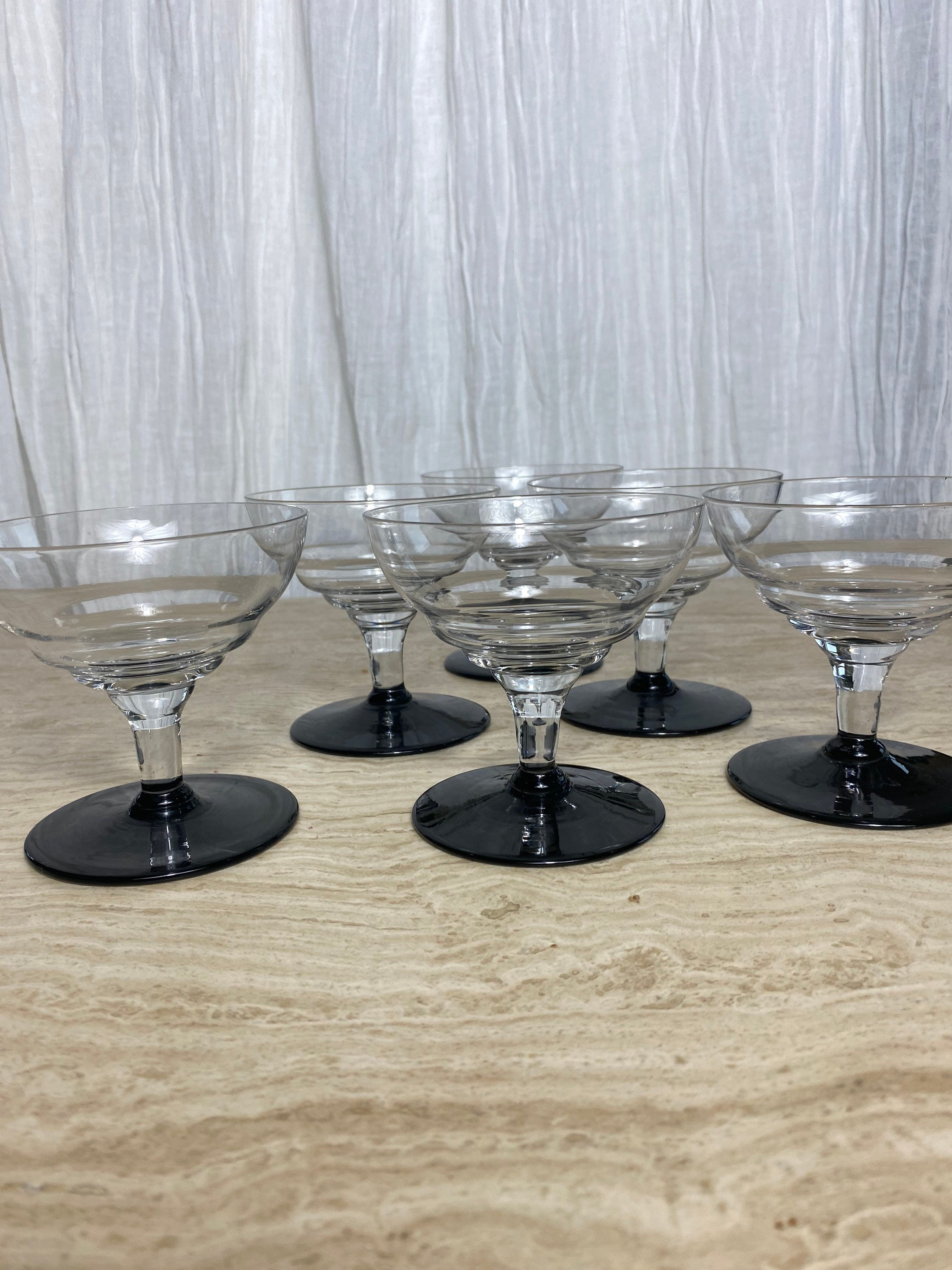 Danish Art Deco Champagne Glasses Etsy