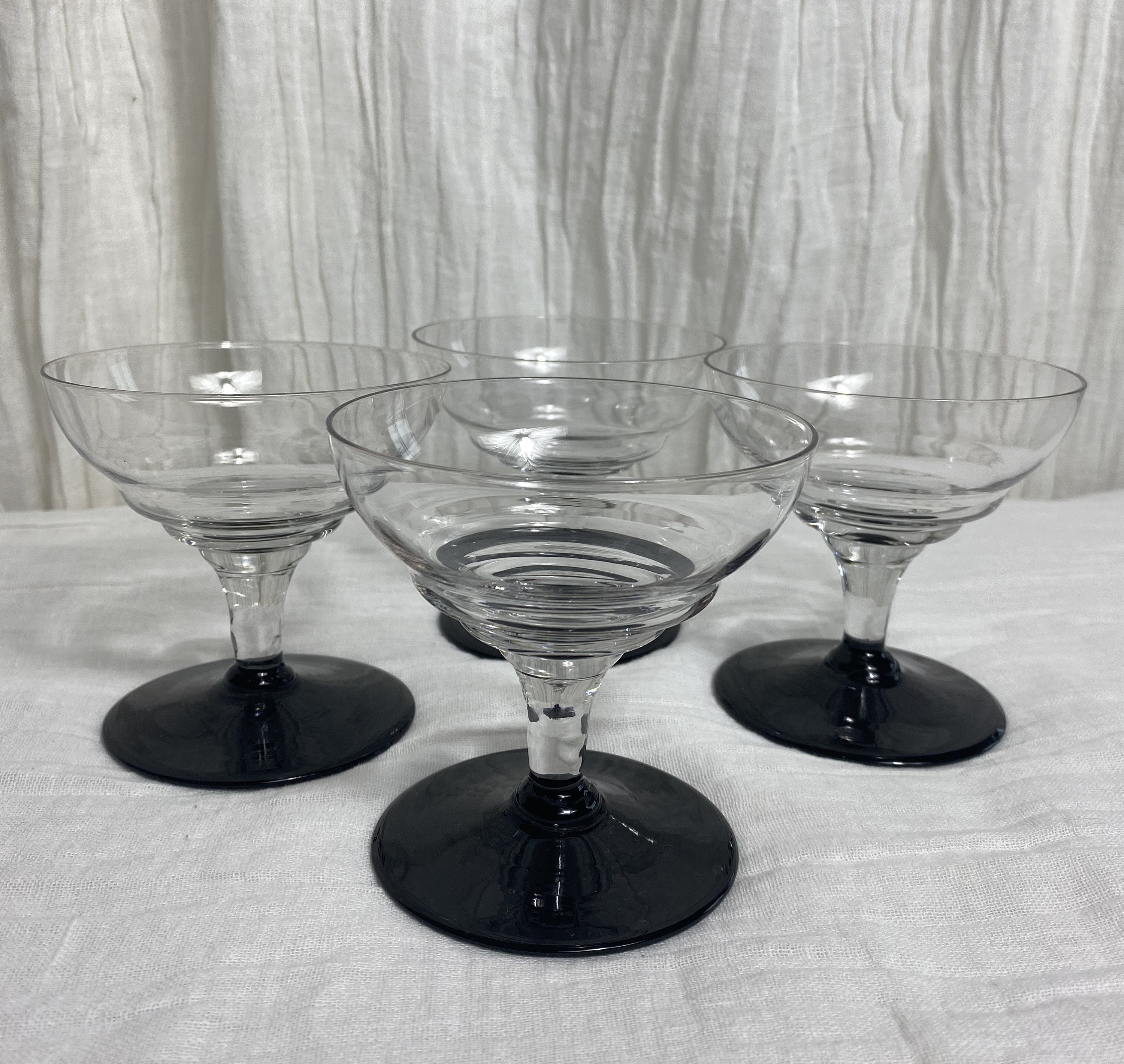 Danish Art Deco Champagne Glasses Etsy