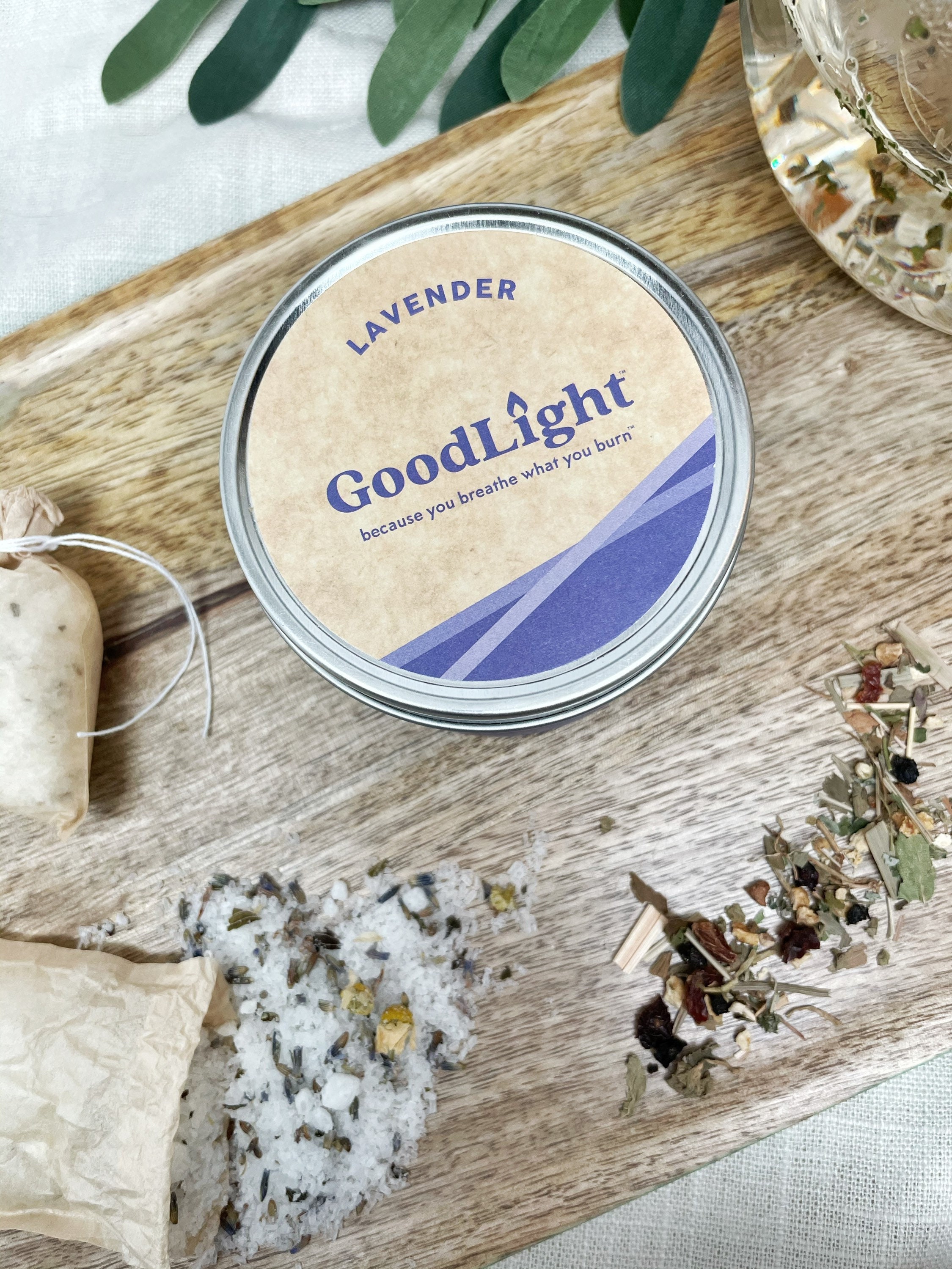 Bath Salt and Tea Herbal Gift Box Moon Bath Personalized Lunar Calendar